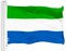 G128 Sierra Leone Sierra Leonean Flag | 3x5 Ft | LiteWeave Pro Series Printed 150D Polyester | Country Flag, Vibrant Colors, Brass Grommets, Thicker and More Durable Than 100D 75D Polyester
